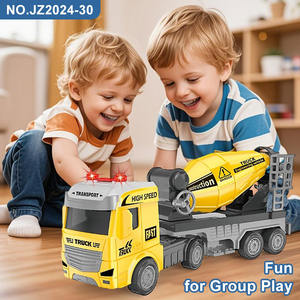 Camion mélangeur à béton acousto-optique personnalisé pour enfants - Véhicule de transport d'ingénierie haute vitesse avec lumières clignotantes - Product Image 3