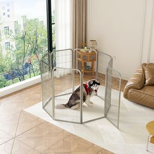 Chenil pour chien en acier inoxydable professionnel, niche pour chien d'extérieur pour grands chiens, idéal pour les chenils commerciaux et les hôtels pour animaux - Product Image 4