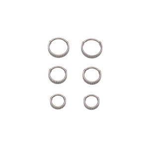 Mini Zircon Nose <b>Studs</b> Ear Bone <b>Studs</b> Lip <b>Studs</b> Pure <b>Titanium</b> Mini Nose Rings Earrings Stainless Steel Jewelry Silver Round - Product Image 5