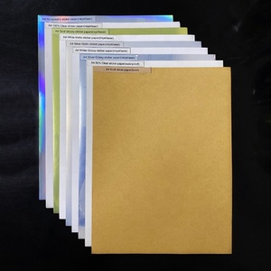 Có Thể In A3 Vinyl Nhãn Dán Giấy Tờ Đầy Đủ Holographic Phim Chất Kết Dính A4 Kích Thước Máy In Phun Trong Suốt Ba Chiều Tự Dính Giấy - Product Image 3