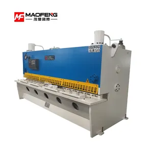 QC11k 6mm 3200mm industrial safety fence hydraulic plate shearing machine