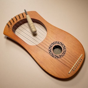 Harpe <span class=keywords><strong>Lyre</strong></span> en Bois <span class=keywords><strong>à</strong></span> <span class=keywords><strong>7</strong></span> <span class=keywords><strong>Cordes</strong></span> Personnalisée en Gros, Mini Harpe Portable, Instrument de Musique Classique pour Débutants, Enfants et Adultes, Idéal comme Cadeau - Product Image 3