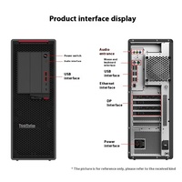 Le-novo thinkstapiton P620 AMD 5945WX CPU 16G ECC 1TB 1000W mendukung A60 Workstation komputer Desktop Lenovo Thinkstation P620