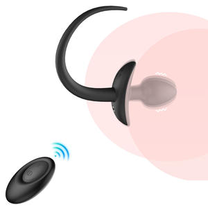 Черный силиконовый штекер для собак - Product Image 1