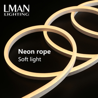 Silicone Đùn Neon Rope Đèn 110V 127V 220V 260V IP65 Chống Thấm Nước 120Leds/M SMD 2835 Led Strip Ánh Sáng