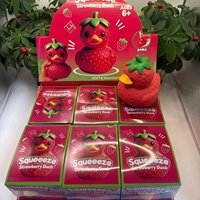 Jouet Squishy Canard Géant Fruité Ananas, Doux, à Remontée Lente, Sensoriel Anti-Stress à Presser, Cadeau pour Enfants, Vente en Gros