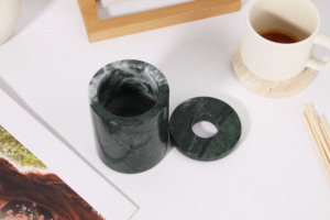 زجاجة معطر جو فاخرة كبيرة من الرخام مع أعواد كبيرة للسيارة والمنزل - Product Image 5