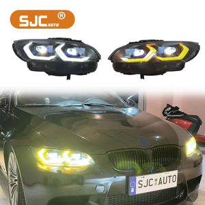 Fari Anteriori SJC per <span class=keywords><strong>BMW</strong></span> <span class=keywords><strong>Serie</strong></span> <span class=keywords><strong>3</strong></span> E92 2006 - 2009 Gruppo Ottico Luci Anteriori Accessori Auto Sistemi di Illuminazione Plug and Play - Product Image 1