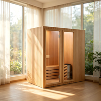 Ruang Sauna dengan Desain Kayu Kontemporer, Pemanas Multi Zona, Kontrol Cerdas, dan Finishing Khusus untuk Hotel, Vila, dan Klub Kebugaran