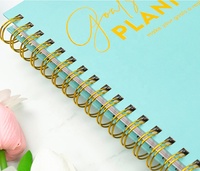Kartondruck benutzerdefinierter täglicher wöchentlicher und monatlicher planer notizblock buch mit luxuriösen geschenk wöchentliche planer