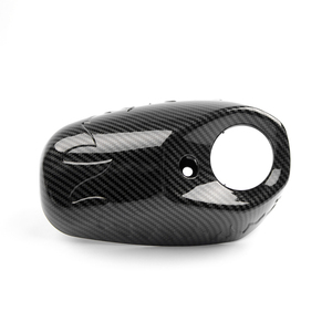 Para yamha XMax 300 2023 fibra de carbono <span class=keywords><strong>transferencia</strong></span> de agua impresión otras partes del cuerpo cubierta de escape de motocicleta caja de plástico duro - Product Image 5