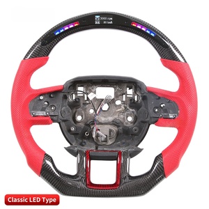 Volant de direction en fibre de carbone véritable avec commande par application LED, <span class=keywords><strong>prix</strong></span> d'usine, pour Land Rover Range Rover Evoque Sport - Product Image 1