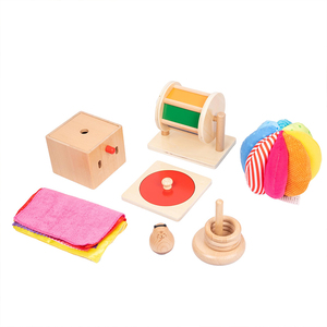 Ensemble de jeux éducatifs en pâte à modeler pour l'autisme avec minuteur liquide pour enfants autistes de <span class=keywords><strong>2</strong></span> à 4 ans, lot en bois - Product Image 5