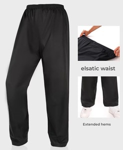 Doublure en maille double couche PVC réfléchissant combinaison de pluie bon marché imperméable adulte pour motocyclistes hommes - Product Image 3