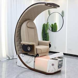 Chaise de pédicure électrique inclinable AY Luxurious Leather Nail Salon Equipment Human Touch Foot Care avec jet magnétique - Product Image 2