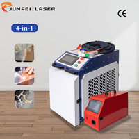 Machine de nettoyage au laser à fibre continue portative JUNFEI 1500W 2000W 3000W pour l'élimination de la rouille, de la peinture et de l'oxyde sur les surfaces métalliques