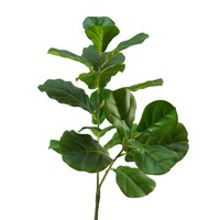 Grand arbre artificiel Ficus lyrata en plastique léger, feuilles très réalistes, pour décoration de mariage et de Pâques, usage intérieur