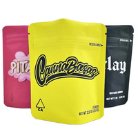 Sacs d'emballage en poly mylar zip-lock de qualité alimentaire, doux au toucher et à l'épreuve des enfants, imprimés sur mesure pour biscuits