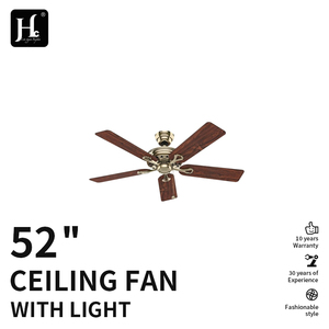52-inch decorative chandelier <b>ceiling</b> fan for living room & dining room, vintage <b>ceiling</b> fan with <b>remote</b> <b>control</b> - Product Image 2