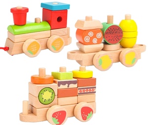 Al por mayor venta al por mayor nuevo diseño de dibujos animados de tren juguetes educativos venta directa de fábrica de 3D romp - Product Image 1