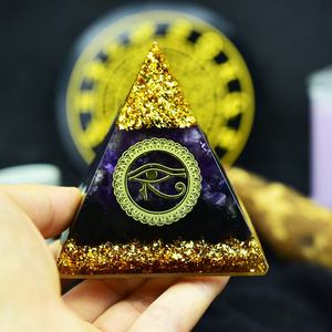 Toptan ametist kristal enerji orgonit Orgone piramitleri şifa taşları - Product Image 3
