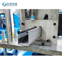 Machine de formage de tuiles de toiture sur mesure professionnelle ZHONGHENG avec moteur, commande PLC, engrenage de coupe hydraulique et roulement