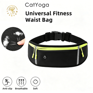 Riñonera Deportiva de Nailon Transpirable para Correr, Ciclismo y Deportes al Aire Libre, con Porta Botella de Agua - Product Image 4