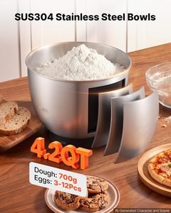 Professional Pastry Robot Stand <b>Mixer</b> 7.5L Dough Kneader with Spiral Hook 1500W for <b>Bread</b>/Cake/Pizza Dough Dough Kneader - Product Image 2