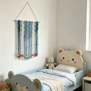 Nuevo Tapiz de Pared Hecho a Mano con Borlas de Encaje Tejido con Cuerda de Algodón para Decoración de Fondo de Dormitorio - Product Image 5