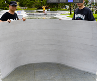 Panel de Revestimiento de Pared Flexible de Arcilla Modificada MCM, Resistente al Agua y al Fuego, para Escaleras, Dormitorios e Interiores