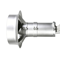 Agitateur submersible en acier inoxydable à faible coût, équipement de mélange industriel, boîtier de moteur pour suspension de boues à haute efficacité