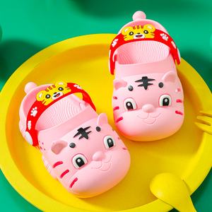 LOGO personalizzato 1-5 anni pantofole per bambini sandali estivi per bambini scarpe da principessa zoccoli pantofola da spiaggia per bambini - Product Image 3