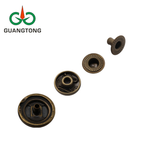 Biểu Tượng Tùy Chỉnh 15 Mm Antique Brass Kim Loại Snap Nút Fastener Bao Phủ Vòng Nút - Product Image 2