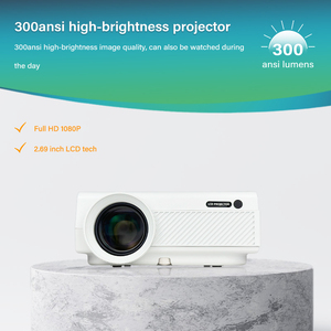 Giá rẻ Full HD 300Ansi Chất lượng cao phổ biến sử dụng nhà cơ bản và màn hình chia sẻ phiên bản hướng dẫn tập trung chiếu - Product Image 3