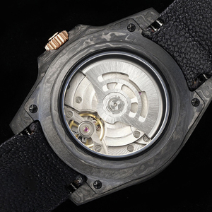 Montre de haute qualité avec cadran rond en fibre de carbone, bracelet en nylon, miroir saphir, aiguilles lumineuses, confortable à porter au quotidien - Product Image 6