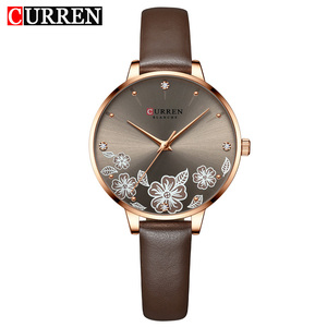 9068 CURREN Women's Luxury Wristwatch Leather Clock Casual Waterproof Original Quartz Watches for Women - Product Image 5