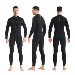 Pour <span class=keywords><strong>OUZO</strong></span> hommes femmes 5mm CR à manches longues une pièce plongée surf combinaison épais chaud hiver maillot de bain poitrine Zip étanche pour - Product Image 3