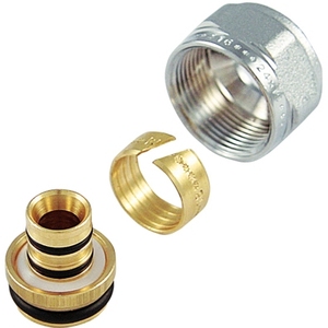 Adattatore cromato per raccordo tubolare multistrato Step 1/2 X 16 X 2.25 - Product Image 1