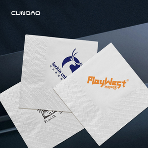 Nhà Máy Các Nhà Sản Xuất Biểu Tượng Tùy Chỉnh Nhà Hàng Đảng Cà Phê Khăn Ăn Tùy Chỉnh In Trắng Mô Giấy Khăn Ăn - Product Image 2