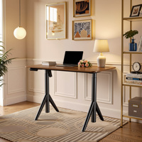Bureau debout réglable en hauteur en fer moderne ergonomique et durable avec une capacité de 80 kg pour le bureau, la maison, le travail, l'école