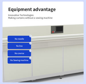 Nouvelle conception de machine à coller les dentelles de rideaux automatique de haute qualité, à haute efficacité et sans couture, machine de fabrication de rideaux haut de gamme 220V/380V - Product Image 4