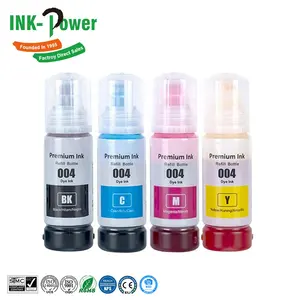 Inkt-Power 002 004 Premium Compatibele Kleur Compatibele Fles Bijvullen Tinta Eco Inkt Voor Epson L4168 L6168 L3118 Printer