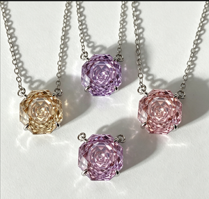 Colgante de circonita cúbica octogonal de 12 mm con corte rosa al por mayor, colgante solitario de circonita cúbica multicolor personalizado para la fabricación de joyas y collares - Product Image 1
