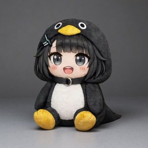 Cross-Border Final Cooing Little Penguin Manager Game Perifere superzachte pluche pop Leuk cadeau Gewassen Verjaardag - Product Image 1