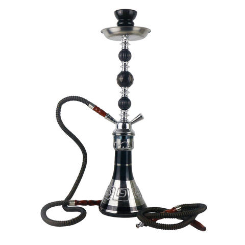 Conical base + Black and Silver beaded stem