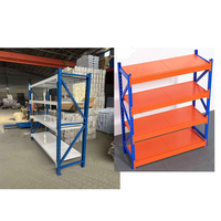 Gui Chang Étagère métallique réglable en acier, sans boulons, à trous papillon, pour entrepôt, en stock