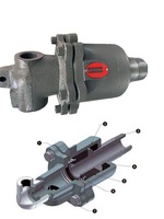 Joint rotatif de 1 pouce à usage intensif-Union pivotante hydraulique essence eau vapeur huile thermique bride filetage extrémité bride à dégagement rapide