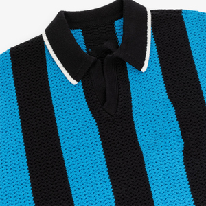 Suéter de <span class=keywords><strong>hombre</strong></span> a rayas con logotipo personalizado bordado, Jersey de punto de algodón 100%, prendas de punto de fútbol, Jersey de punto de fútbol de <span class=keywords><strong>manga</strong></span> <span class=keywords><strong>larga</strong></span> - Product Image 3