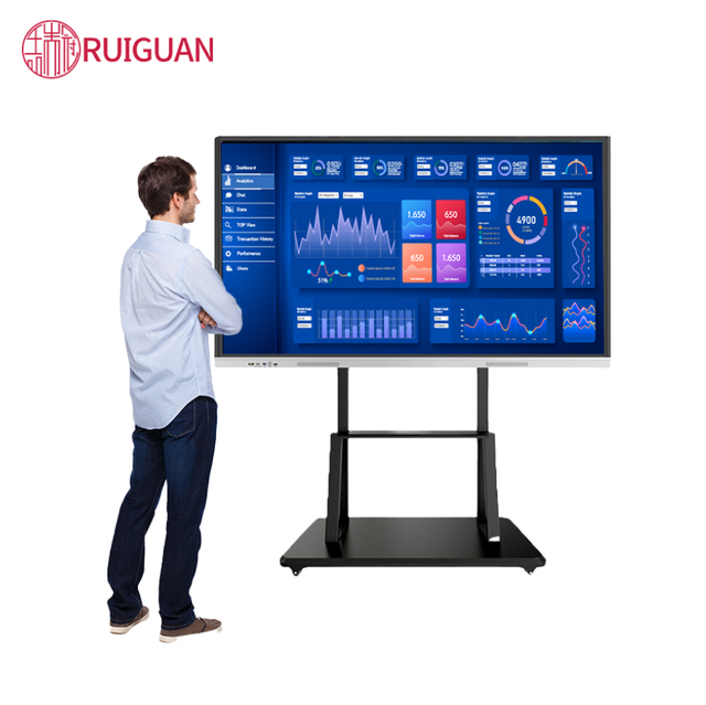 85-Inch Customized 4K LCD Interactive White Board TV Smart Board Meetings Education Touch Screen LCD Video Advertising