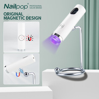 Lampe à ongles UV LED portable rechargeable 3W mini, sans fil, avec support magnétique, séchage rapide, type-C, USB